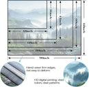 AMM Nature Forest Mountain Tapestry Green Misty Pine Tree Tapestry for Bedroom Aesthetic Foggy Woodlands Sky Landscape Tapestries Wall Hanging for Living Room Dorm 60 x 44 Inch by CozyNest Decor