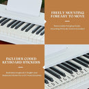 Kids Piano Keyboard, 37 Keys Digital Piano for children, Toddler Music Educational Instrument Toy Wood Piano for 3+ Girls and Boys by TinyTreasures Baby Boutique
