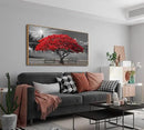 Large Framed Wall Art for Living Room Large Mangrove Landscape Modern Art for Wall Decor Living Room, Bedroom, Office, Home Wall Decor 24x48 inches(With Soild Wood Dark Framed) by CozyNest Decor