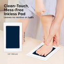 4-Pack Inkless Baby Hand and Footprint Kit - Mess Free Ink Pad for Newborn Keepsake, Dog Nose & Paw Print Kit, Clean Touch Ink Pad for Baby Hand & Footprints, Ideal New Mom Gifts (Navy) by TinyTreasures Baby Boutique