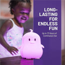 Lumipets Remote Control Silicone Night Light for Kids - Penguin Design with 9 Soft Colors & Sleep Timer - Rechargeable, Battery-Operated Lamp for Bedroom | Baby Nursery, Toddler, Girls, Boys by TinyTreasures Baby Boutique