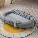 Infant Lounger, Baby Nest Cover for Baby Girls & Boys, Newborn Essentials for Baby 0-18 Months, 100% Cotton Breathable (Slate_Gray) by TinyTreasures Baby Boutique