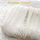 Hooyax Baby Lounger Cover 2 Pack - 100% Muslin Cotton Newborn Lounger Pillow Covers Only, Soft Breathable Infant Lounger Cover with Reinforced Stitching, Fits Most Standard Baby Loungers (Grey Cream) by TinyTreasures Baby Boutique