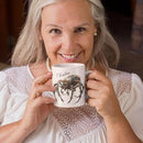 Personalized Steampunk Insect Mug, Customizable Name Mechanical Character Coffee Cup 11oz, Unique Cyberpunk Design Ceramic Mug, Customized White Cup Gift For Sci-Fi Enthusiasts by CozyNest Decor