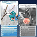Electric Pruning Shears, Cordless Electric Scissors with 2 PCS Rechargeable 48V 2.0 Ah Batteries & 2 Blades, 1.6" Cutting Diameter Pruning Shears Garden Tool for Tree Trimming Branch Cutter by GreenHaven Gardens