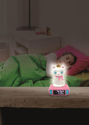 LEXiBOOK - Kitten Digital Alarm Clock for Kids with Night Light Snooze, Childrens Clock, Luminous Cat, White and Pink Colours - RL800KT by TinyTreasures Baby Boutique