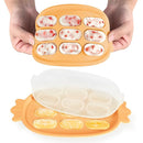 Haakaa Baby Popsicle Mold - Baby Food Maker & Breastmilk Teething Freezer Tray - BPA Free Silicone-Orange by TinyTreasures Baby Boutique