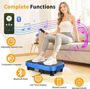 Vibration Plate Exercise Machine, Vibrating Plate Machine with Bluetooth for Lymphatic Drainage, Vibration Platform for Women Men Full Body Weight Loss by CozyNest Decor