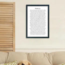 LuZhiQiang Psalm 91 Scripture Wall Art 16"×11" Bible Verse Christian Inspirational Sign Wood Framed Wall Hanging Decor (Black) by CozyNest Decor
