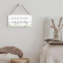 Christian Decor Give It to God And Go To Sleep Sign Rustic Bible Verse Sign Scripture Printed Wood Sign Wall Art Religious Gifts Faith Based Gifts by CozyNest Decor