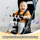 Black and White High Contrast Baby Toys - Sensory Infant Hanging Carseat & Stroller Toy for Newborns 0-6,6-12Months Perfect Easter Birthday & Baby Shower for Babies Boys Girls by TinyTreasures Baby Boutique