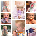 Bessentials Baby Fresh Fruit Food Feeder - 2 Pack Silicone Baby Mesh Feeders for Infant Safe Self Feeding |3 Sizes Food Pouches Included| Suitable for Baby 4m+（ Purple+Misty Green） by TinyTreasures Baby Boutique