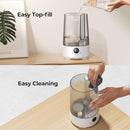Homvana Humidifiers for Bedroom Home, 3.6 L Cool Mist Top-Fill 34H Super Long Time, Quiet 23dB, Baby Humidifier, Oil Diffuser for Large Room, Plants, Nursery, Office BPA FREE, 7 Color Light Ultrasonic by TinyTreasures Baby Boutique