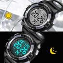 Kids Watch,Boys Watch for 3-15 Year Old Boys,Digital Sport Outdoor Multifunctional Chronograph LED 50 M Waterproof Alarm Calendar Analog Watch for Children with Silicone Band,Kids Gift by TinyTreasures Baby Boutique