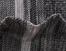Unique Loom Outdoor Border Collection Area Rug - Soft Border (9' x 12' Rectangle, Black/ Ivory) by GreenHaven Gardens