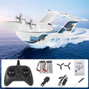 fisca Remote Control Airplane RC Amphibious Plane 2.4Ghz 3 Channel Foam Drone RTF Aircraft Take Off from Land and Water, with Gyroscope and 2 Batteries for Kids 14+ Years Old by TinyTreasures Baby Boutique