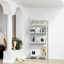 1250 lbs 5 Tier Shelf Metal Storage Shelves Wire Rack Closet Organizers for Garage Kitchen Bathroom Laundry White 11.8" D x 29.5" W x 59.5" H by CozyNest Decor
