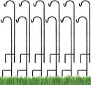 Ashman Shepherd's Hooks 35 Inch (12 Pack), Black, Made of Premium Metal for Hanging Solar Lights, Bird Feeders, Mason Jars, Christmas Lights, Lanterns, Garden Stakes and Wedding Décor. by GreenHaven Gardens