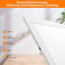 Elice Magnetic A4 Light Board for Diamond Painting, Ultra-Thin Tracing LED Light Box with Side Buttons, Super Bright Diamond Art Light Pad, Light Table for Drawing, Sketching, Weeding Vinyl - White by TinyTreasures Baby Boutique
