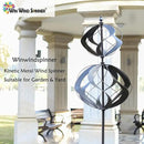 Wind Spinners Outdoor Metal - Large Kinetic Wind Spinner for Yard Garden, Windmills Lawn Ornament Décor for Lawn Patio (Height 84") by GreenHaven Gardens