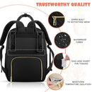 Baby Diaper Bag Backpack, Travel Diaper Bags for Baby Girl Boy Large Capacity Baby Bag Backpack for Women Black by TinyTreasures Baby Boutique