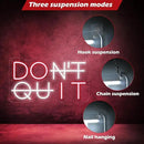 Don't Quit Neon Sign for Wall Decor, DO IT Neon Lights Party Decorations, USB Powered Switch LED Neon Lights Adjustable for Office, Gym, Man Cave, Gamer Room Decor by CozyNest Decor