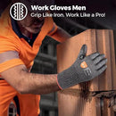 Donfri A9 Cut Resistant Work Gloves for Men - Steel + HPPE Hybrid Safety Gloves for Men, ANSI Cut Level 9 Protection Flexible for Metal Glass Wood Construction Fishing by GreenHaven Gardens