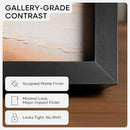 Homeforia A5 Picture Frame Black, High End Metal 5.8x8.3 Frames Matted to 4.1x5.8 Print, A5 Photo Frame with Mat A6, 5.8 x 8.3 Poster Frame, 8.3x5.8 Display Frames, Tempered Glass, Wall Kit, Set of 1 by CozyNest Decor