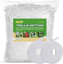All-Weather Trellis Netting Mesh Plant Garden Vine Growing Flexible String Net (6" Mesh ployester, 5' Wx 60'L) by GreenHaven Gardens