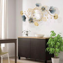 Lucky Monet Wall Art Decor Large Metal Wall Art Modern Geometric Circular Decor Wall Sculptures Wall Hanging Decoration for Living Room Dinning Room Bedroom Entryway Kitchen (Style 3) by CozyNest Decor