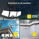 Lepro Solar Lights for Outside, WL5000 Motion Activated Security Lights, Separate Solar Panel, 3 Adjustable Head 270° Wide Lighting Angle, IP65 Waterproof Wall Lamp for Porch Yard Garage by CozyNest Decor