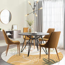 Lahome Boho Round Rugs - 6Ft Round Rug Washable Soft Circle Rugs for Living Room Non-Slip Ultra-Thin Large Round Dining Room Rug, Botanical Print Floor Throw Round Carpet for Bedroom Office Dorm Sofa by TinyTreasures Baby Boutique