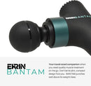 Ekrin Athletics Bantam Mini Massage Gun - Compact Deep Tissue Muscle Massager with Adjustable Speeds & 4 Attachments - Long Battery Life, Lightweight, Travel Friendly by CozyNest Decor