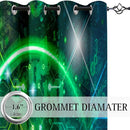 Gaming Blackout Curtains for Boys - 2Pcs Game Windows Curtain Panels for Boys Bedroom Green Gaming Console Curtains for Teens Boys Kids Room Decor Grommet Top, 82 in x 63 in by TinyTreasures Baby Boutique