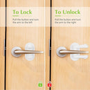 Child Proof Door Lever Lock, 3 Pack Door Locks for Kids Safety, Baby Proofing, 3M Adhesive, Door Handle Child Proof, Baby Safety Locks for Toddlers (White) by TinyTreasures Baby Boutique