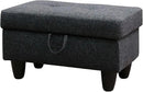 Ottoman Rectangular Storage Ottoman Bench, Footrest Stool Footstool with Lid for Living Room, Bedroom, Entryway, Brown, 28.5"x19"x17.5" by CozyNest Decor