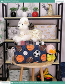 FANKANG Rectangular Laundry Basket Nursery Storage Fabric Storage Bin Storage Hamper,Gift Baskets(Navl-ball game) by TinyTreasures Baby Boutique