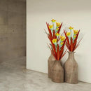 Homight Metal Agave Plant Outdoor Decoration Outdoor Garden Decoration Lily Mexican Yard Art Plant Garden Agave Lily Decorative Garden Gift… (3 Big Yellow Lilies) by GreenHaven Gardens
