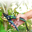 Pruning Shears, Heavy Duty Handheld Gardening Scissors, High Carbon Steel Plant Shears Use for Gardening Pruners, Floral Shrubs and Vines, Professional labor-saving Secateurs by GreenHaven Gardens
