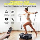 Vibration Plate Exercise Machine for Lymphatic Drainage, 2025 Advanced Triple Motors Vibrating Equipment for Weight Loss, Whole Body Workout with Magnetic Acupoints, Gym Home Shake Board for Fitness by CozyNest Decor