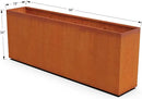 Corten Steel Planter Rectangle Outdoor Metal Garden Box Heavy Duty | Made in USA | Fully Assembled by GreenHaven Gardens