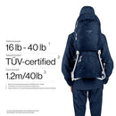Vandra™ River - Scandinavian Hiking Baby Carrier Backpack - Gravity Lock™ Hard-Shell Frame - Nest Child Carrier for Toddler & Kids - Dust Bag, Alu Tag & More Included by TinyTreasures Baby Boutique