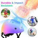 Color Gradient Adjustable Kids Bike Helmet Toddler Skateboard Helmets Boys Girls Child Ventilation Helmet for Multi-Sports Skating Cycling Scooter Balance by TinyTreasures Baby Boutique
