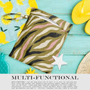 Wet Bag, Wet Dry Bag, Wet Bag for Swimsuit, Travel, Beach, Pool, Diapers, Dirty Yoga Gym Clothes, Makeup Bag, Waterproof Tropical Palm Leaves Decor Jungle Palm Leaf Favors by TinyTreasures Baby Boutique