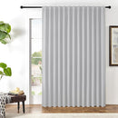 Joydeco Custom Blackout Curtains for Bedroom, 1 Panel Room Darkening Curtains & Drapes for Living Room Window Rod Pocket Back Tab (Custom Size,Greyish White) by TinyTreasures Baby Boutique
