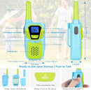 Walkie Talkies for Kids Adults Long Range Rechargeable 3 Pack, FRS 2 Way Radio Toy for 3-12 Year Old Boys Girls Toddlers, Shockproof NOAA Walkie-Talkie 4 Miles for Family Camping Skiing Cruise by TinyTreasures Baby Boutique