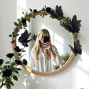 Party Butterfly Decorations, Black 3D Butterfly Birthday Decoration, 4 Pcs Crepe Paper Hanging Decor for Room, School, Black Theme, Flower Party for Garden, Dining Table Decor by CozyNest Decor