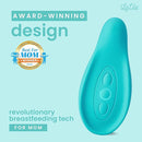 Lactation Massager - Patented Breastfeeding Relief, Boost Milk Flow & Ease Discomfort from Clogged Ducts, Engorgement, Mastisis - Postpartum Essentials for Nursing Moms - HSA/FSA Medical Device by TinyTreasures Baby Boutique