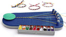 Choose Friendship Bracelet Making Kit – 20 Pre-Cut Threads, Portable Loom with Storage, Makes 8 Bracelets, Craft Gift for Kids Ages 8+, Dark Blue “Blueberry” by TinyTreasures Baby Boutique