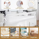 BABY JOY Bed Rails for Toddlers, Extra Long, Swing Down Safety Bed Guard for Convertible Crib, Folding Baby Bedrail for Kids Twin, Double, Full Size Queen & King Mattress (71", White) by TinyTreasures Baby Boutique